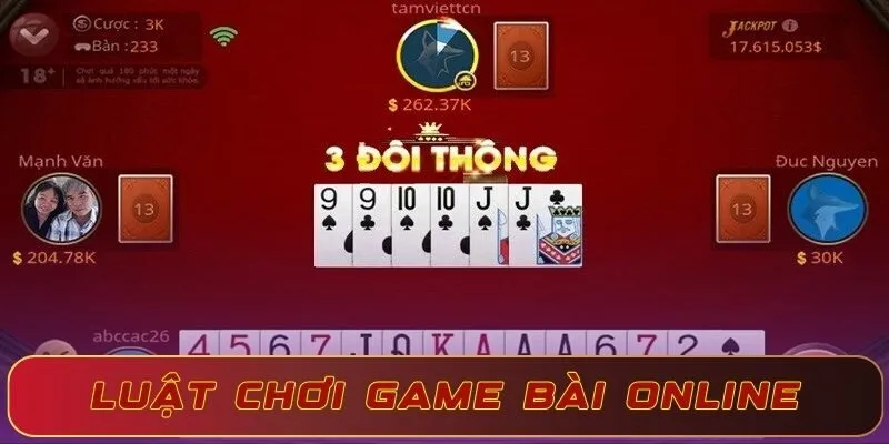 Luật chơi game bài online và 3 mẹo chơi giúp bạn chắc thắng